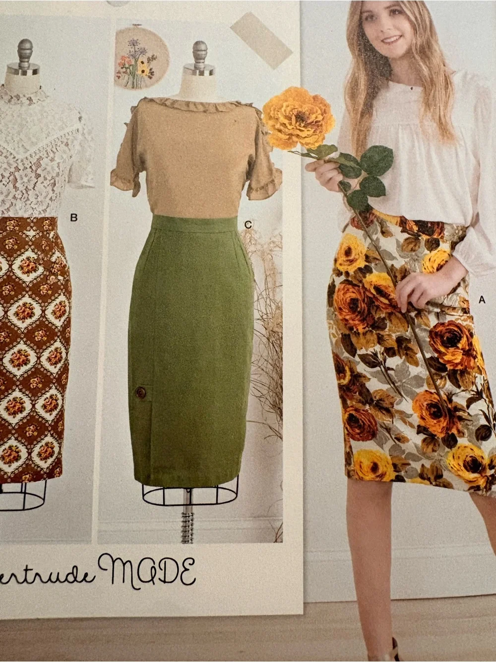 BN UNCUT SIMPLICITY 8652 H5 SEWING PATTERNS SKIRTS
